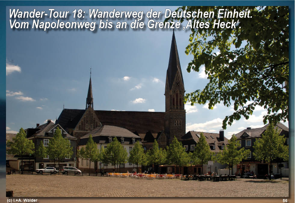 Reiseführer Wander-Tour 18 - Wanderweg der Deutschen Einheit - Vom Napoleonweg bis an die Grenze 'Altes Heck'