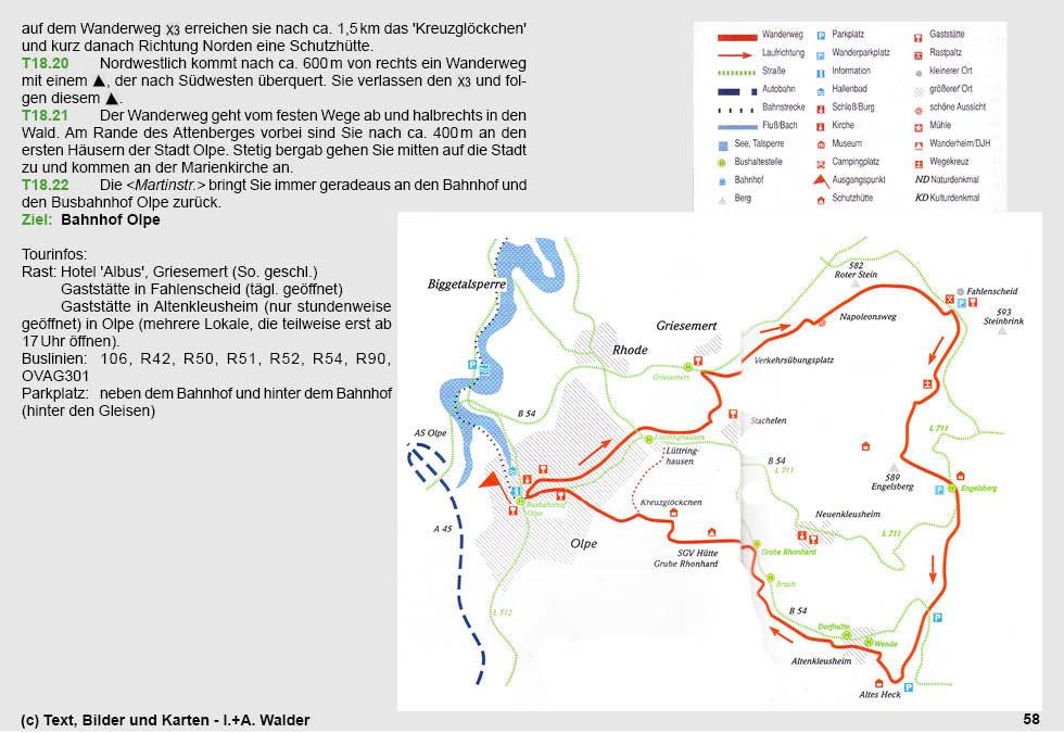 Reiseführer Wander-Tour 18 - Wanderweg der Deutschen Einheit - Vom Napoleonweg bis an die Grenze 'Altes Heck'