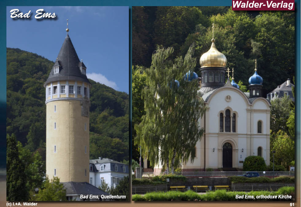 Reiseführer Bad Ems an der Lahn - Lahn-Ferienstraße 