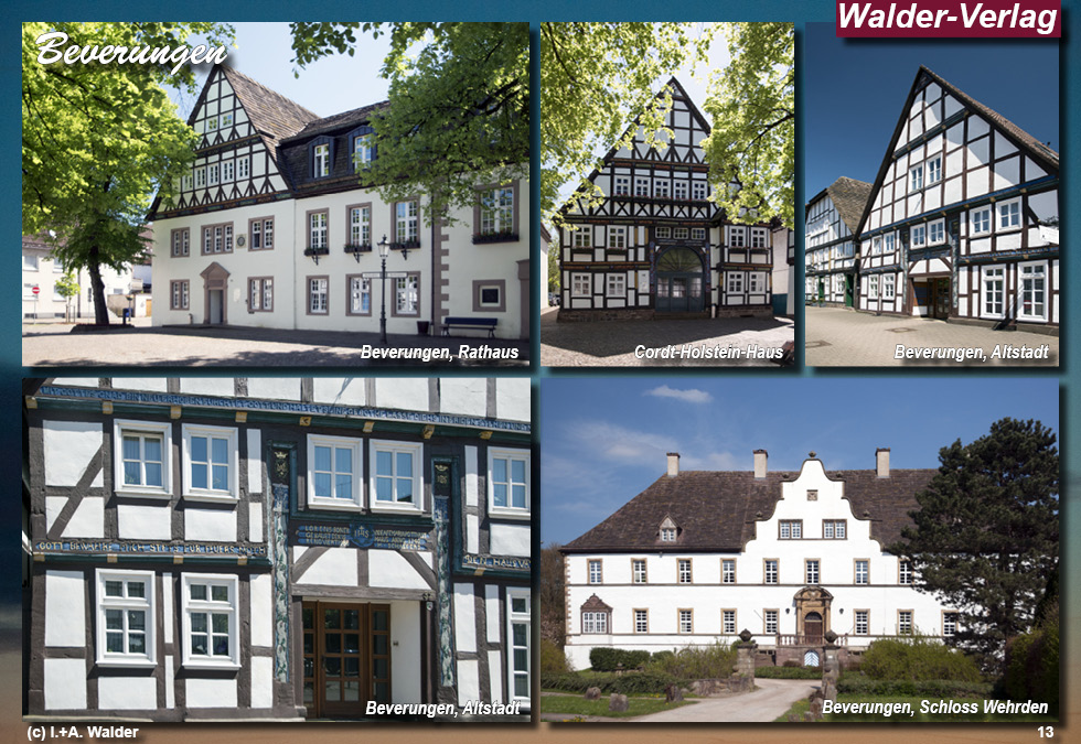 Walder-Verlag Reisetipps-Europa Reisefuehrer Strasse der Weserrenaissance - Beverungen