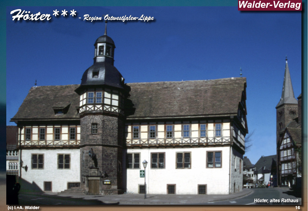 Walder-Verlag Reisetipps-Europa Reisefuehrer Strasse der Weserrenaissance - Höxter