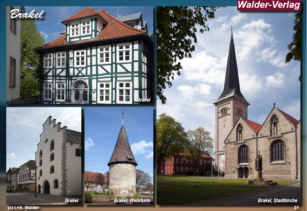 Walder-Verlag Reisetipps-Europa Reisefuehrer Strasse der Weserrenaissance - Brakel
