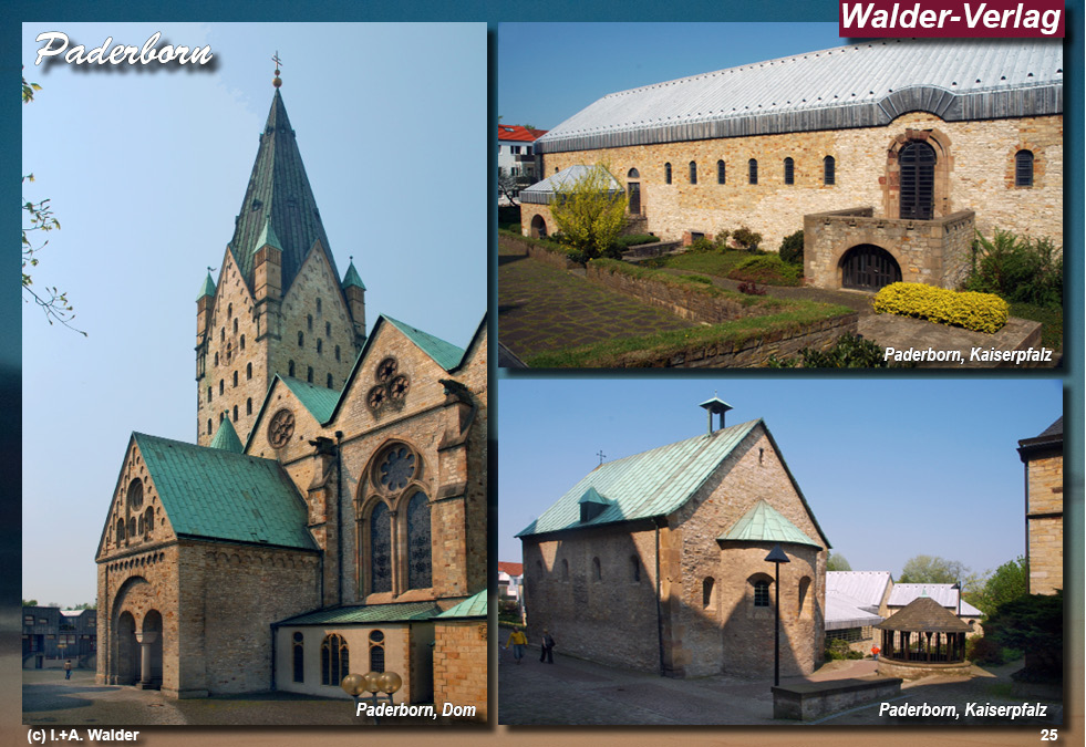 Walder-Verlag Reisetipps-Europa Reisefuehrer Strasse der Weserrenaissance - Paderborn