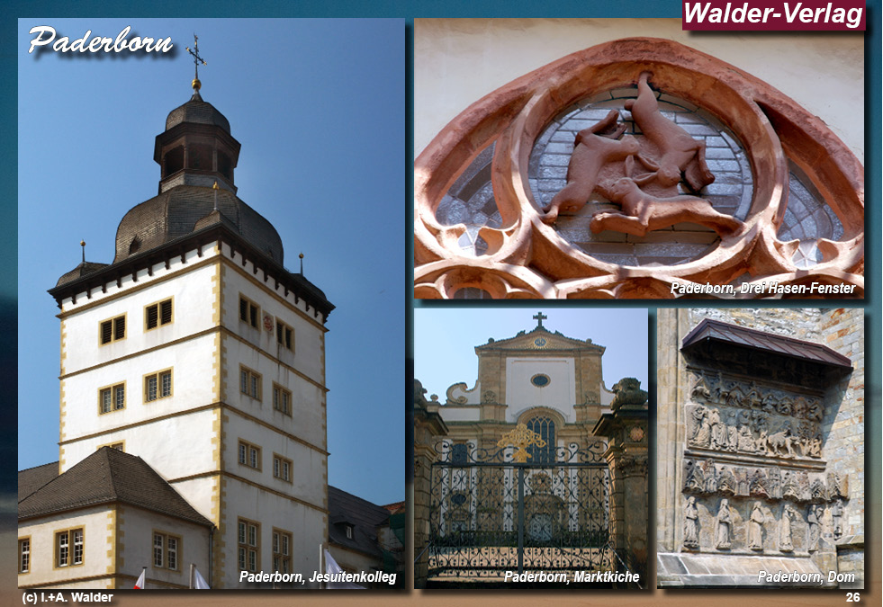 Walder-Verlag Reisetipps-Europa Reisefuehrer Strasse der Weserrenaissance - Paderborn