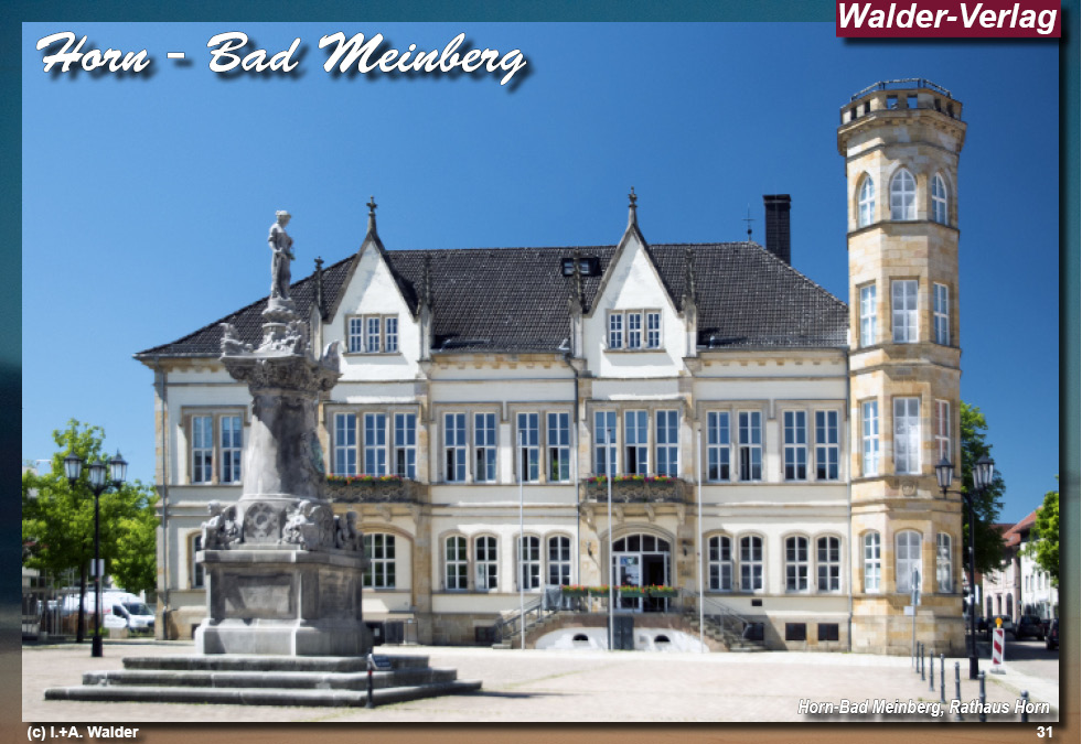 Walder-Verlag Reisetipps-Europa Reisefuehrer Strasse der Weserrenaissance - Horn - Bad Meinberg