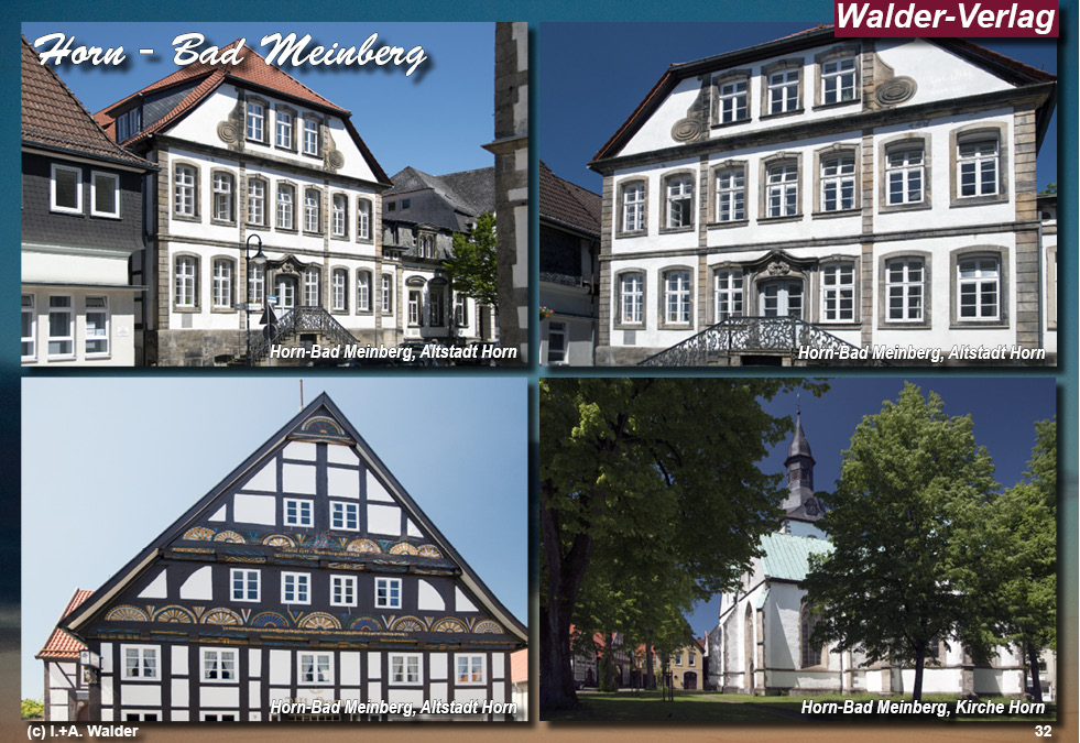 Walder-Verlag Reisetipps-Europa Reisefuehrer Strasse der Weserrenaissance - Horn - Bad Meinberg