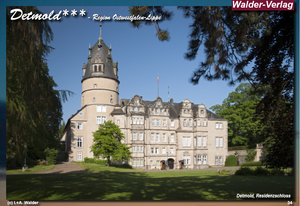 Walder-Verlag Reisetipps-Europa Reisefuehrer Strasse der Weserrenaissance - Detmold