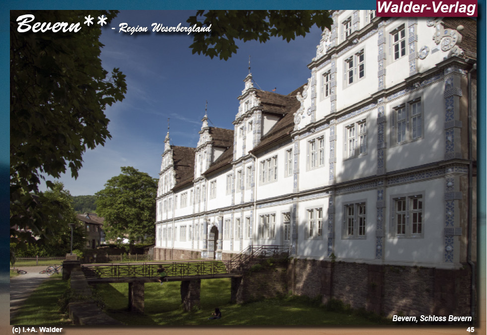 Walder-Verlag Reisetipps-Europa Reisefuehrer Strasse der Weserrenaissance - Bevern