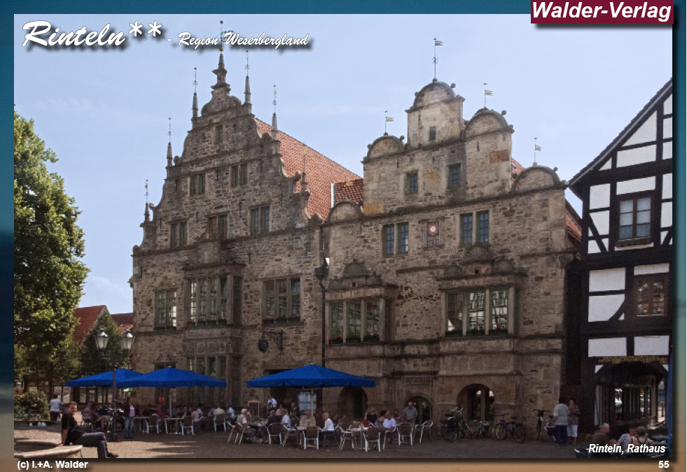 Walder-Verlag Reisetipps-Europa Reisefuehrer Strasse der Weserrenaissance - Rinteln