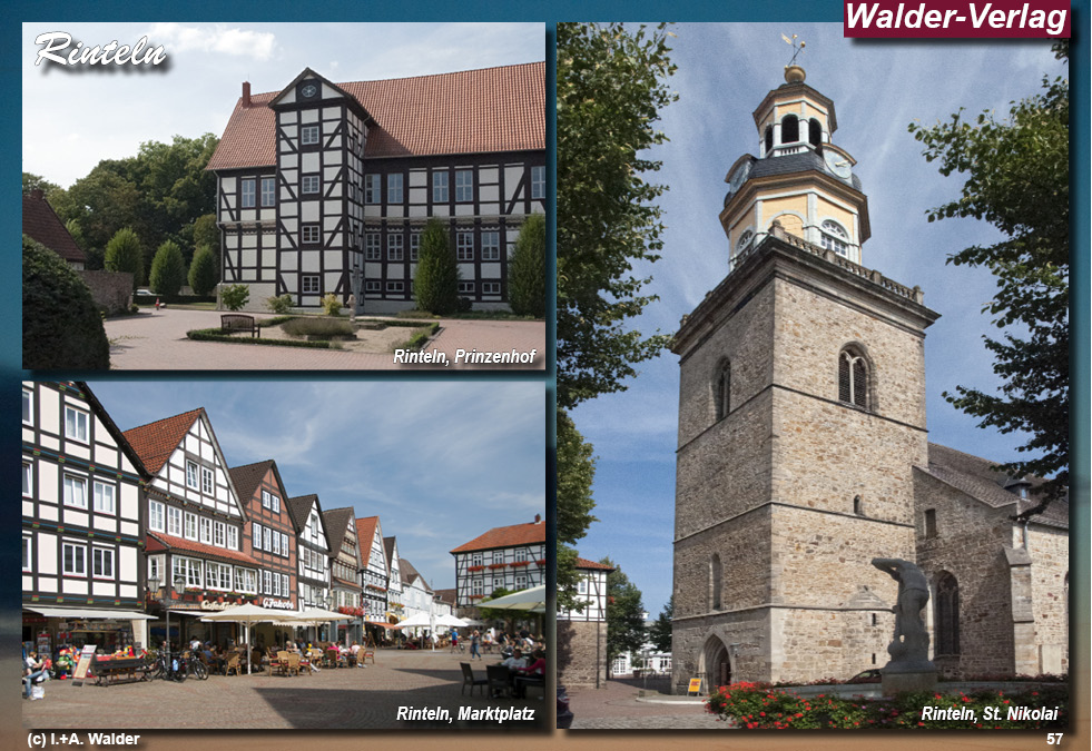 Walder-Verlag Reisetipps-Europa Reisefuehrer Strasse der Weserrenaissance - Rinteln