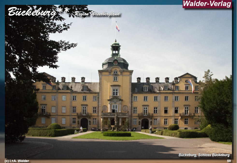Walder-Verlag Reisetipps-Europa Reisefuehrer Strasse der Weserrenaissance - Bückeburg