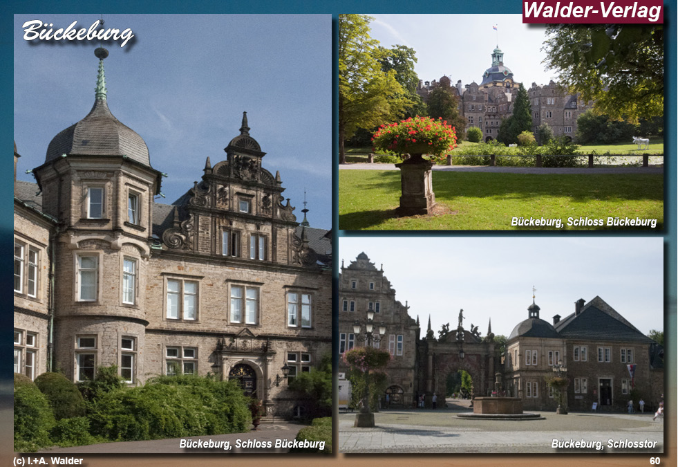 Walder-Verlag Reisetipps-Europa Reisefuehrer Strasse der Weserrenaissance - Bückeburg