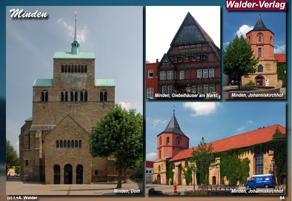 Walder-Verlag Reisetipps-Europa Reisefuehrer Strasse der Weserrenaissance - Minden