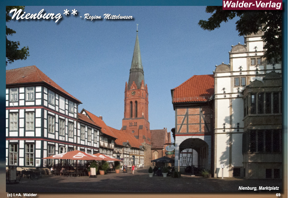 Walder-Verlag Reisetipps-Europa Reisefuehrer Strasse der Weserrenaissance - Nienburg