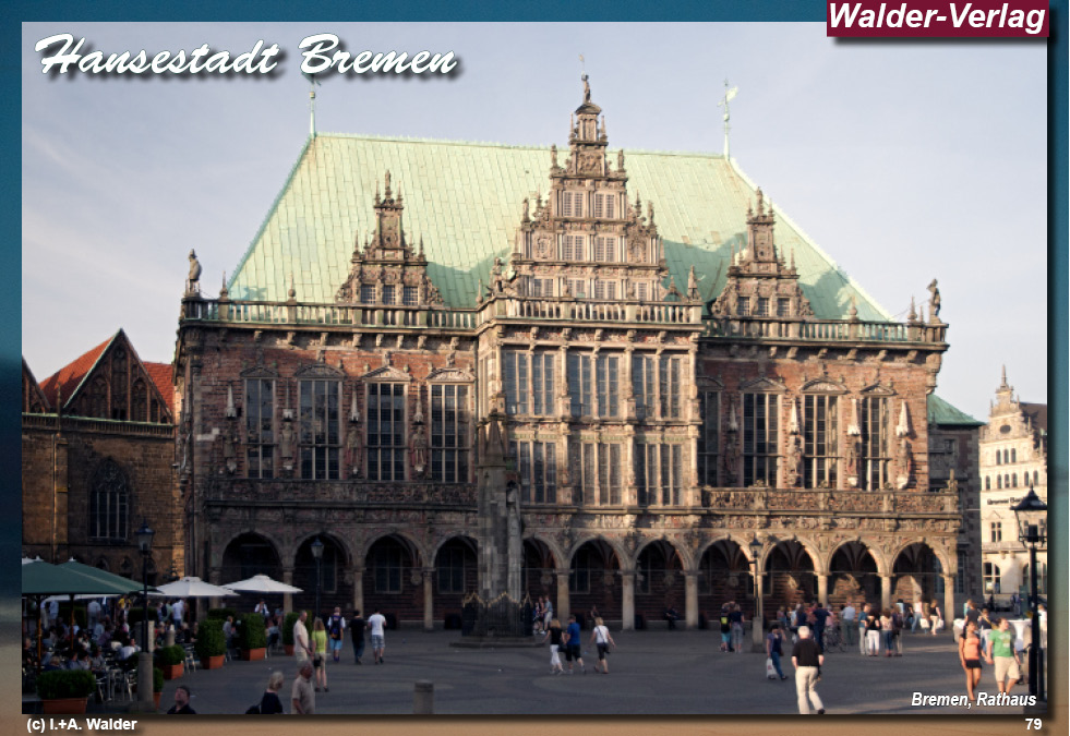 Walder-Verlag Reisetipps-Europa Reisefuehrer Strasse der Weserrenaissance - Bremen