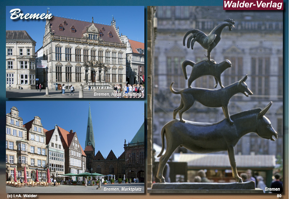 Walder-Verlag Reisetipps-Europa Reisefuehrer Strasse der Weserrenaissance - Bremen