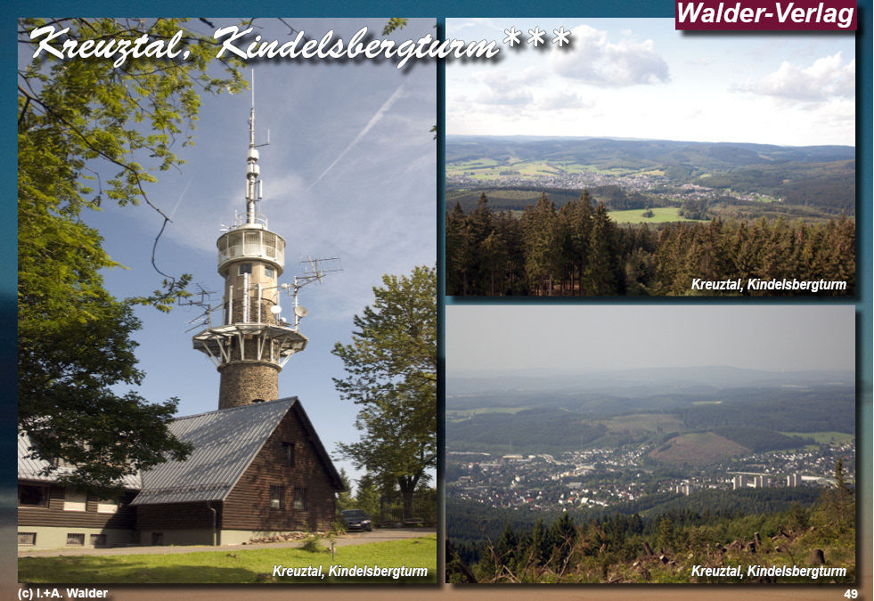Reiseführer Aussichtstürme - Kreuztal, Kindelsbergturm