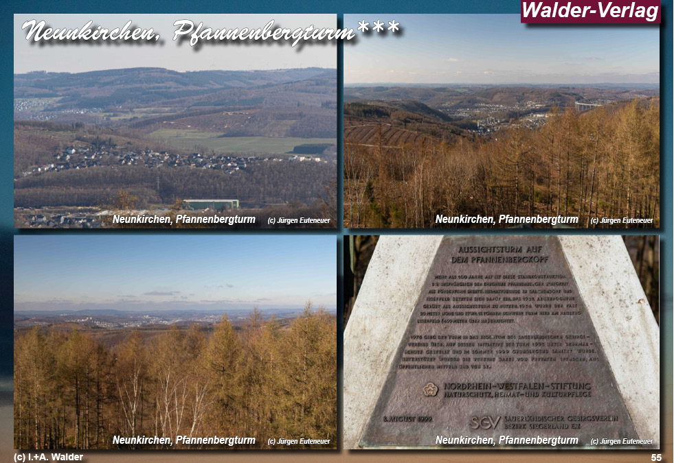 Reiseführer Aussichtstürme - Neunkirchen, Pfannenbergturm