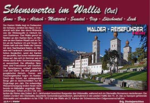 Reiseführer 'Sehenswertes im Wallis 1'