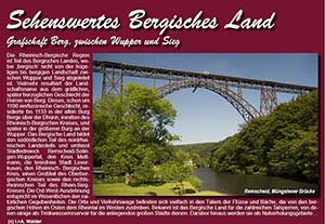Reiseführer Sehenswertes im Bergischen Land - Rheinische-Bergische Region 