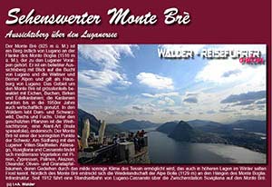 Reiseführer Monte Brè - Lugano
