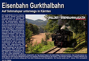 Gurkthalbahn in Kärten